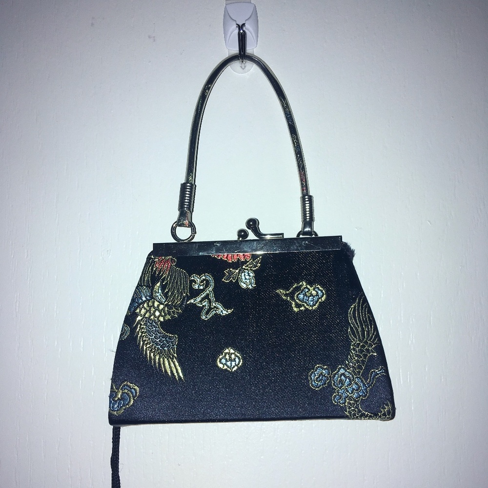 Vintage chinese Tiny Mini Purse/  Coin Purse